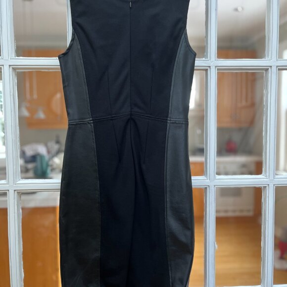 Vintage faux leather/stretch Mexx Metropolitan dress, Size small - Picture 8 of 10
